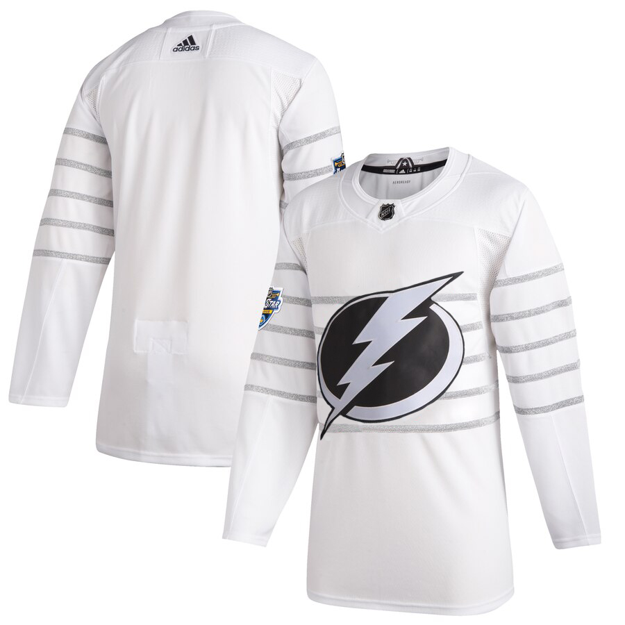 Men Tampa Bay Lightning Adidas White 2020 NHL All Star Game Authentic Jersey->tampa bay lightning->NHL Jersey